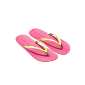 MC FLİPPY SLİM - MOO CHUU - PVC DÜZ PARMAK ARASI TERLİK - PEMBE-LİME - 40 - 26SS-MC-PVC-TRLK-FLİPPY-25300