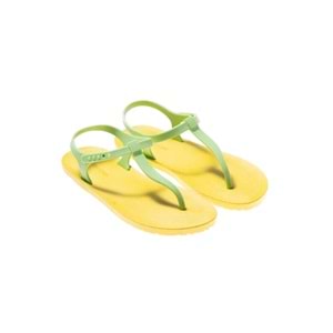MC SAİLY - MOO CHUU - PVC DÜZ PARMAK ARASI SANDALET - SARI-LİME - 36 - 26SS-MC-PVC-TRLK-SAİLY-25268