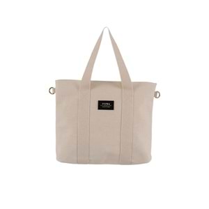 PBO YAGA LARGE TOTEBAG CANVAS - PUPBA OFFİCİAL - PO YAYA LARGE TOTEBAG - KREM - STD - 26SS-PO-CNT-YGA-LRG-CNVS-26897