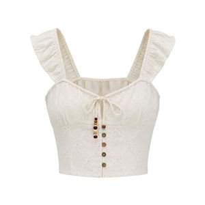 QZ BLUZ 26Y-02158 - QZ - BLUZ - NATUREL - L - 26SS-QZ-BLZ-02158-25595