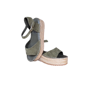 RS ESP.SÜET SANDALET 290-RS - ESPADRİL - HAKİ - 40