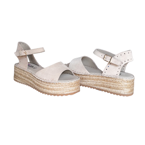 RS ESP.SÜET SANDALET 290-RS - ESPADRİL - BEJ - 40