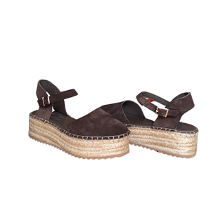 RS ESP.SÜET SANDALET 291 - RS - ESPADRİL - BİTTER - 40