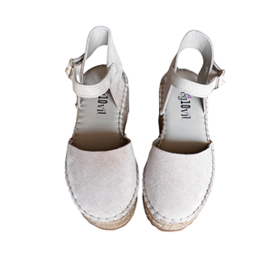 RS ESP.SÜET SANDALET 291 - RS - ESPADRİL - BEJ - 40