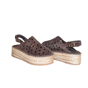 RS ESP.SÜET SANDALET 298 - RS - ESPADRİL - BİTTER - 37