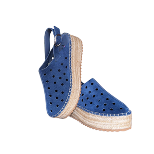 RS ESP.SÜET SANDALET 298 - RS - ESPADRİL - KOT MAVİ - 40