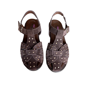 RS SANDALET 71 - RS - DÜZ SANDALET - BİTTER - 36