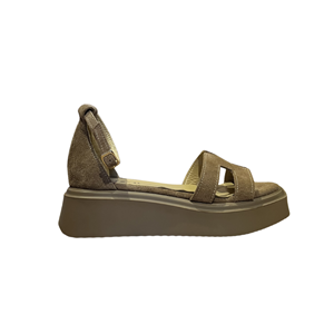 RS DOLGU SANDALET 7112 - RS - DOLGU SANDALET - SİGARO - 40 - 26SS-RS-SND-7112-25151