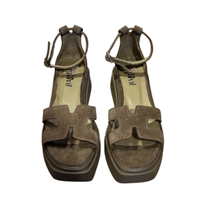 RS DOLGU SANDALET 7112 - RS - DOLGU SANDALET - SİGARO - 40 - 26SS-RS-SND-7112-25151
