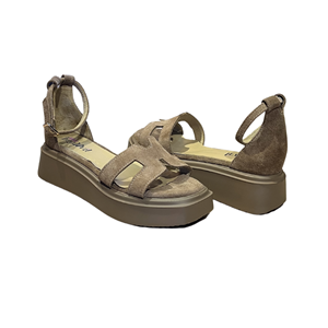 RS DOLGU SANDALET 7112 - RS - DOLGU SANDALET - SİGARO - 40 - 26SS-RS-SND-7112-25151