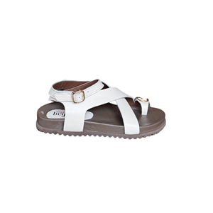 RS SANDALET 8149 - RS - DÜZ SANDALET - KREM - 41