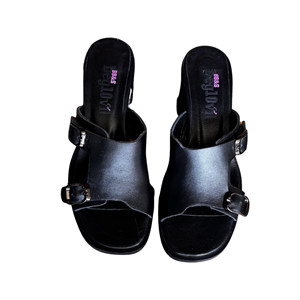 RS TERLİK 3122 - RS - TOPUKLU TERLİK - SİYAH - 40