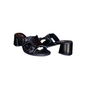 RS TERLİK 3122 - RS - TOPUKLU TERLİK - SİYAH - 40