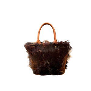 Capricorn Skin Brown Gusset Small Ladybag