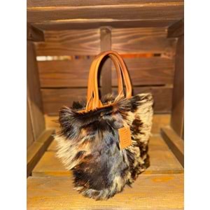 Capricorn Skin Brown Gusset Small Ladybag