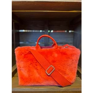 Mandarin Fur Tote Bag