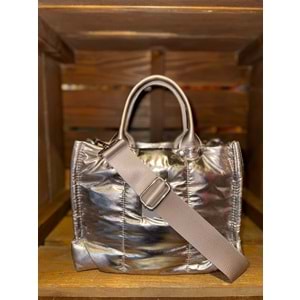 Silver Tote Bag