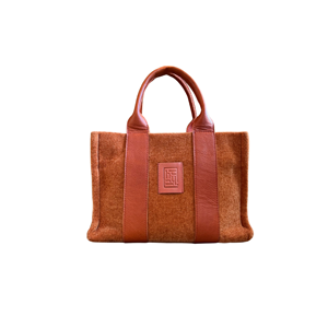 Orange Velvet Totebag