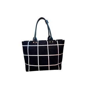 Black With White Stripe Large Fold