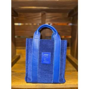 Royal Blue Velvet Ladybag