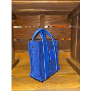 Royal Blue Velvet Ladybag