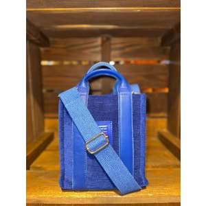 Royal Blue Velvet Ladybag