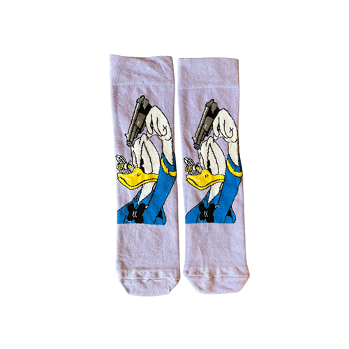 CK SOKET CORAP ÇİZGİ FİLM KARAKTER - CK - ÇİZGİ FİLM SOKET - DONALD DUCK LİLA - STD