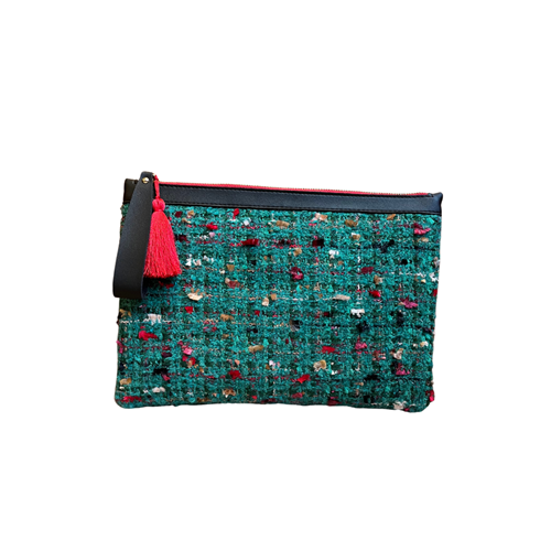 E&C TWEED CLUTCH - E&C - TWEED CLUTCH - TWEED RED - STD