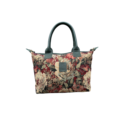 HH DOBLEN FABRİC WİNE FLOWERS LC MEDİUM