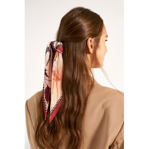 NW 13462-1 MİNİ FULAR ETNİK ÇİÇEK