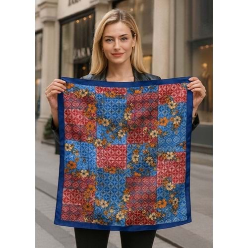 NW ÇİÇEK DESENLİ FULAR 14930