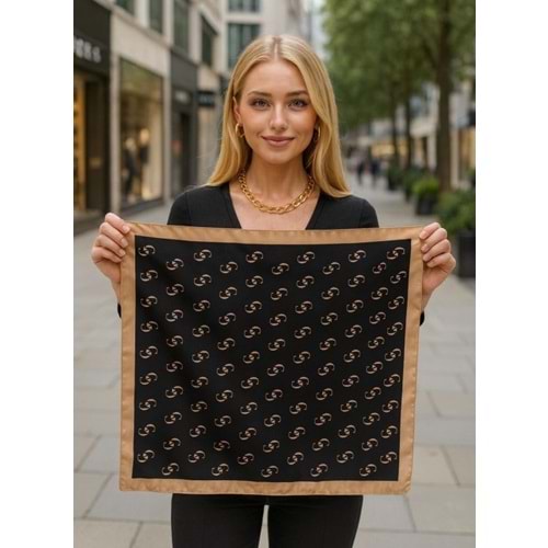 NW G LOGOLU SİYAH 15321 ÇİFT BASKI