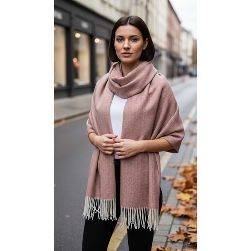 NW Kalın Dokuma İskoç Şalı - NW - ŞAL - GRİ-KİREMİT - STD