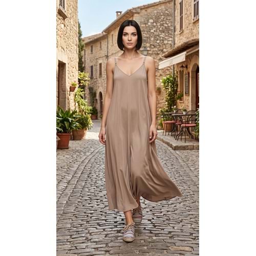ALL ELBİSE 1512 - ALW - Elbise - KREM - S - 25SS-ALL-ELB-1512-22156