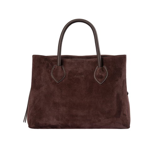 GZN 5823 SÜET ÇANTA - GZN - OMUZ ÇANTASI - KAHVERENGİ - STD