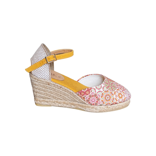 SE 2016 - SE - Dolgu Espadril Ayakkabı - MULTİ-TURUNCU - 38 - 25SS-SE-E.SND.2016-21670