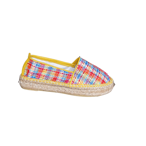 SE 2255-R10 - SE - Düz Espadril Ayakkabı - SARI MULTİ - 40 - 25SS-SE-ESP-2255-R10-22727