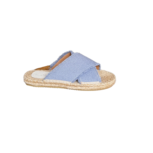 SE 2561-2 - SE - Düz Espadril Terlik - İNDİGO - 41 - 25SS-SE-TRLK-2561-20845