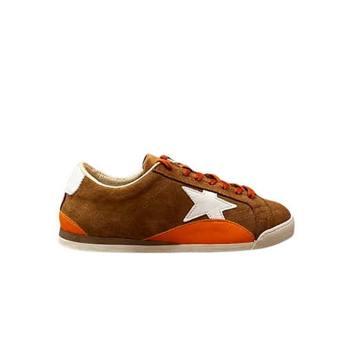 MMS SNEAKER 26-053 - MAXİMİNO SHOES - SNEAKER - TABA SÜET-ORANJ DERİ - 36 - 26AW-MMS-SNKR-26-053-27575