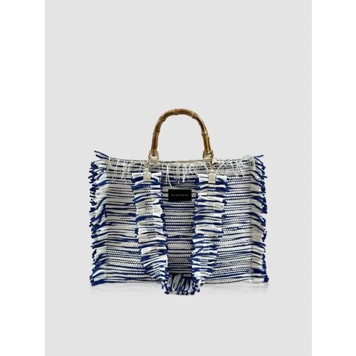 BC FLORA BAG MEDİUM - BABYCORD - FLORA BAG MEDİUM - MİKONOS - STD - 26SS-BC-FLORABAG-MEDİUM-25748