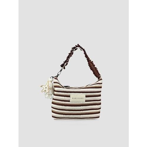 BC MİNİBAG-THE WAVE - BABYCORD - MİNİBAG - KAHVE ÇİZGİLİ - STD - 26SS-BC-MİNİBAG-26854