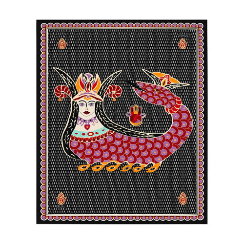 DEL ŞAHMERAN MONOGRAM PAREO - DELLEL - PAREO - SİYAH - STD - 26SS-DEL-MNGRM-PAREO-26131