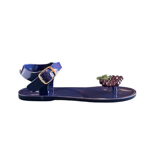 END MEYVELİ JELLY SANDALET 9003-J4 - ENOD - Düz Jelly Sandalet - BÖĞÜRTLEN-MOR - 37 - 26SS-END-JELLYSND-9003J4-25398