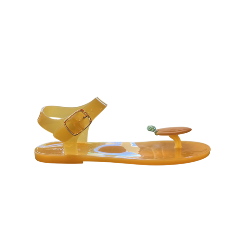 END MEYVELİ JELLY SANDALET 9003-J4 - ENOD - Düz Jelly Sandalet - ŞEFTALİ-TURUNCU - 39 - 26SS-END-JELLYSND-9003J4-25449