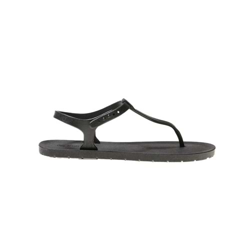 MC SAİLY - MOO CHUU - PVC DÜZ PARMAK ARASI SANDALET - SİYAH-SİYAH - 36 - 26SS-MC-PVC-TRLK-SAİLY-25273