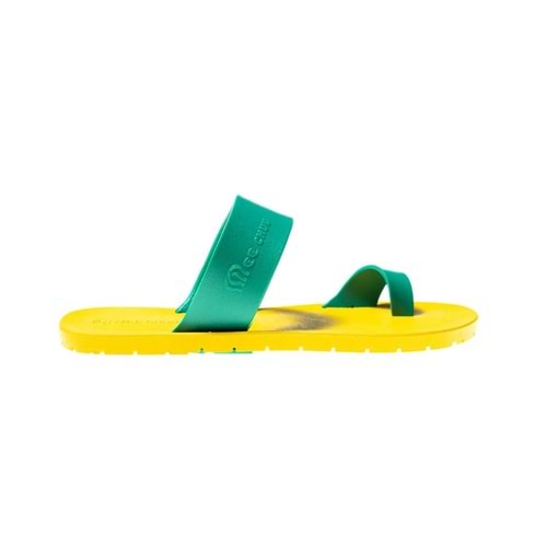 MC POP THUMB - MOO CHUU - PVC DÜZ PARMAK ARASI TERLİK - SARI-YEŞİL - 40 - 26SS-MC-PVC-TRLK-THUMB-25524