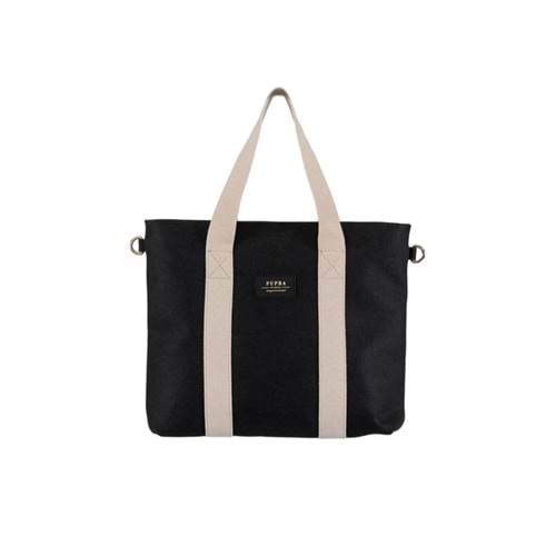 PBO YAGA LARGE TOTEBAG CANVAS - PUPBA OFFİCİAL - PO YAYA LARGE TOTEBAG - SİYAH - STD - 26SS-PO-CNT-YGA-LRG-CNVS-26896