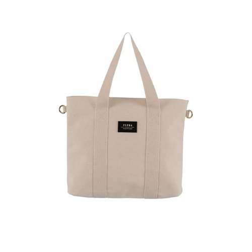 PBO YAGA LARGE TOTEBAG CANVAS - PUPBA OFFİCİAL - PO YAYA LARGE TOTEBAG - KREM - STD - 26SS-PO-CNT-YGA-LRG-CNVS-26897