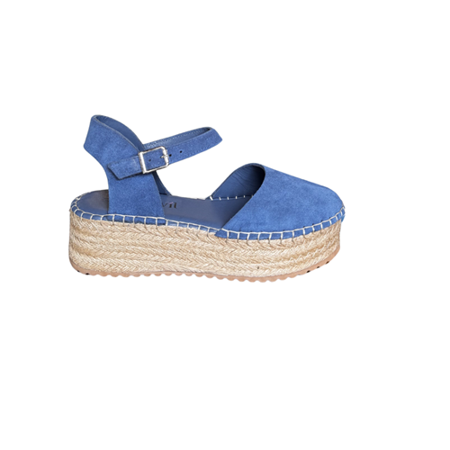 RS ESP.SÜET SANDALET 291 - RS - ESPADRİL - KOT MAVİ - 39