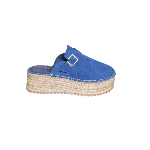 RS ESP.SÜET TERLİK 296 - RS - ESPADRİL - KOT MAVİ - 40